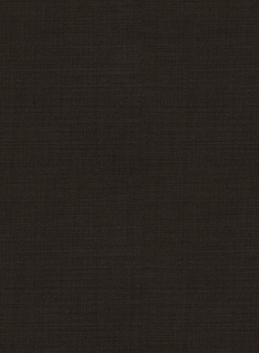 Marco Stretch Deep Brown Wool Jacket - Image 3