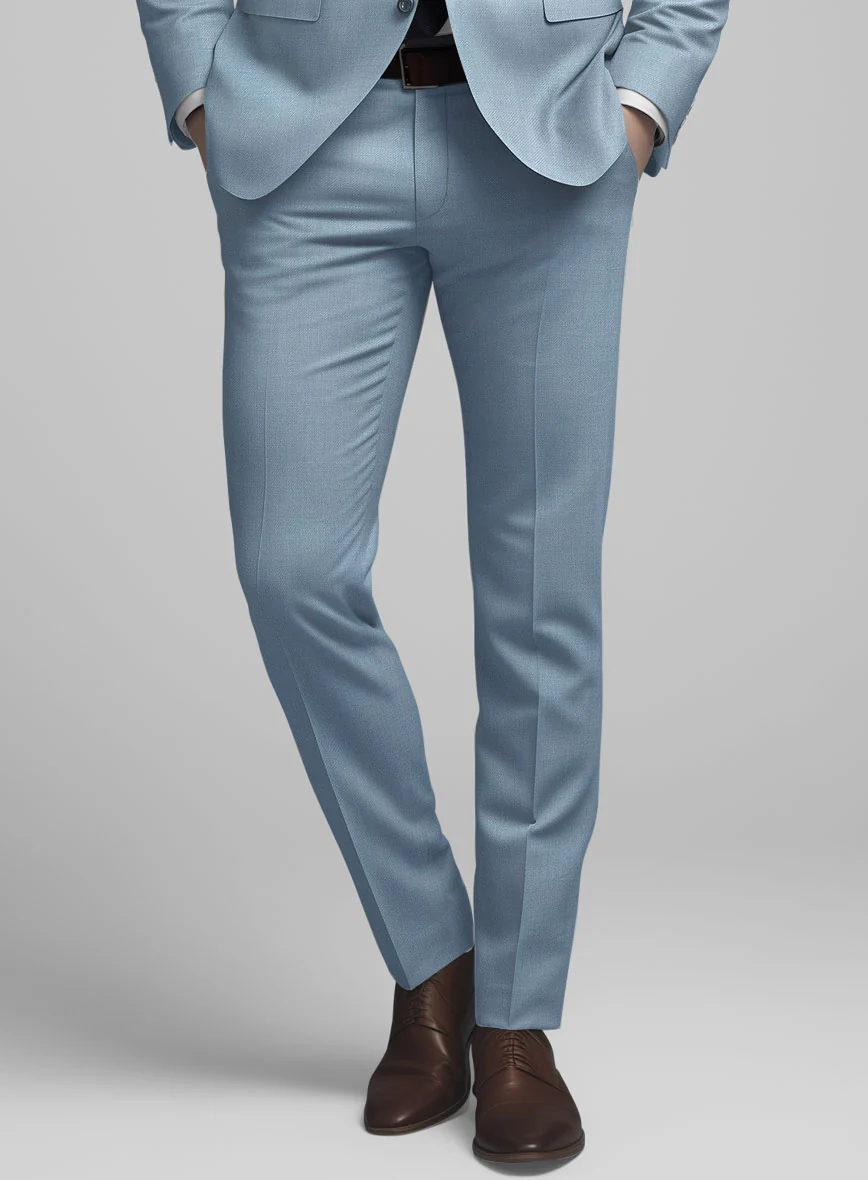 Marco Stretch Ebony Blue Wool Suit - Image 5