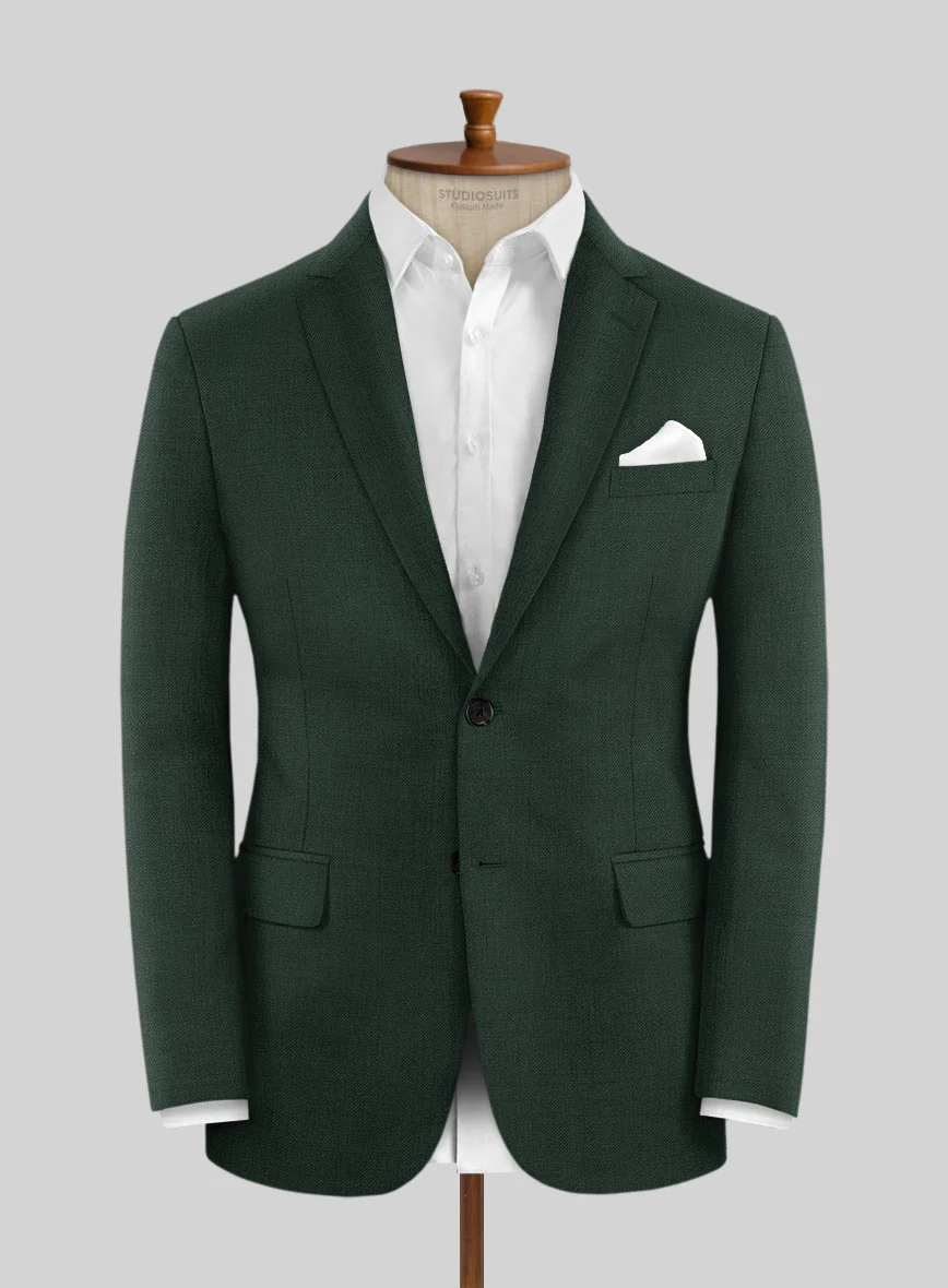 Marco Stretch Hunter Green Wool Jacket