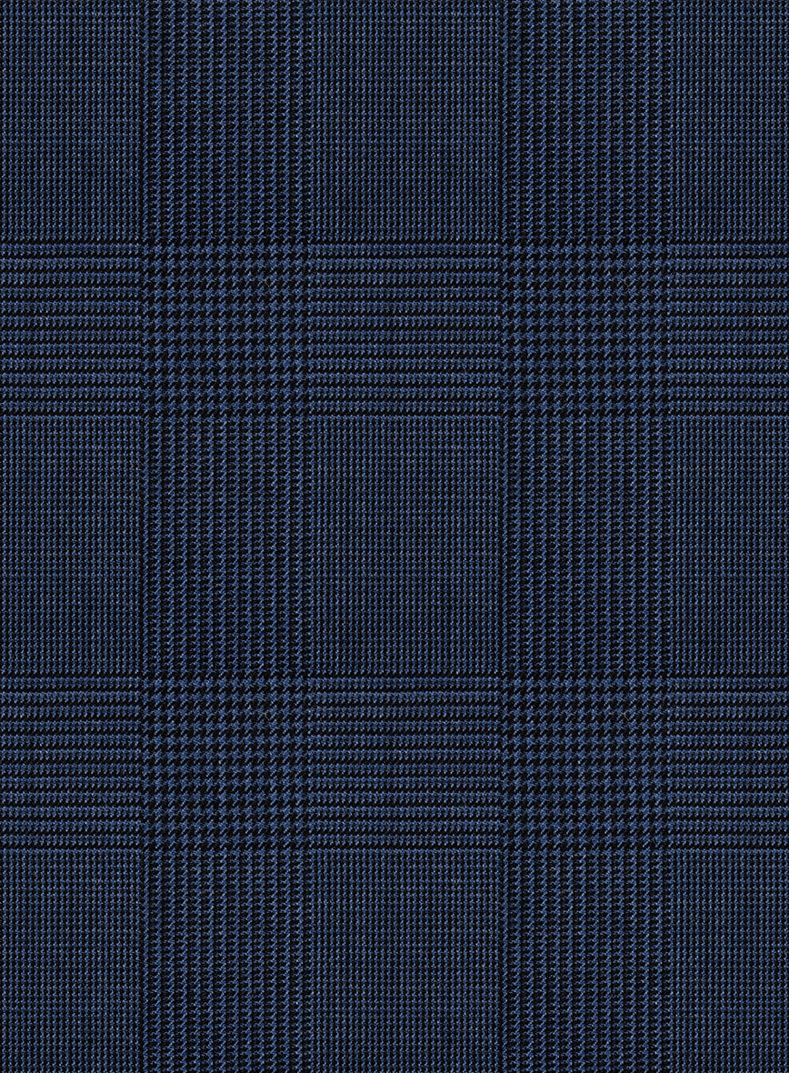 Marco Stretch Lavetti Glen Wool Pants - Image 3