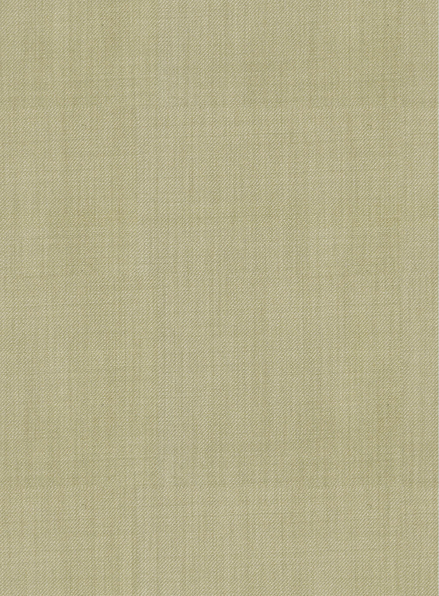 Marco Stretch Light Khaki Wool Pants - Image 3