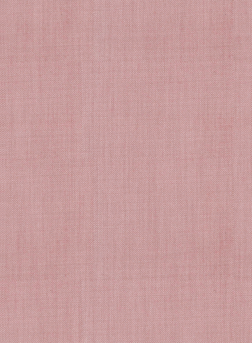 Marco Stretch Light Mauve Wool Pants - Image 3