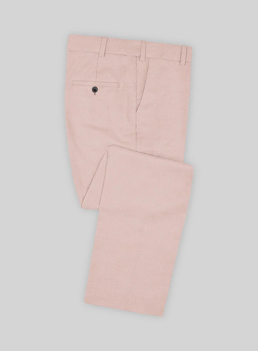 Marco Stretch Pink Wool Suit - Image 6