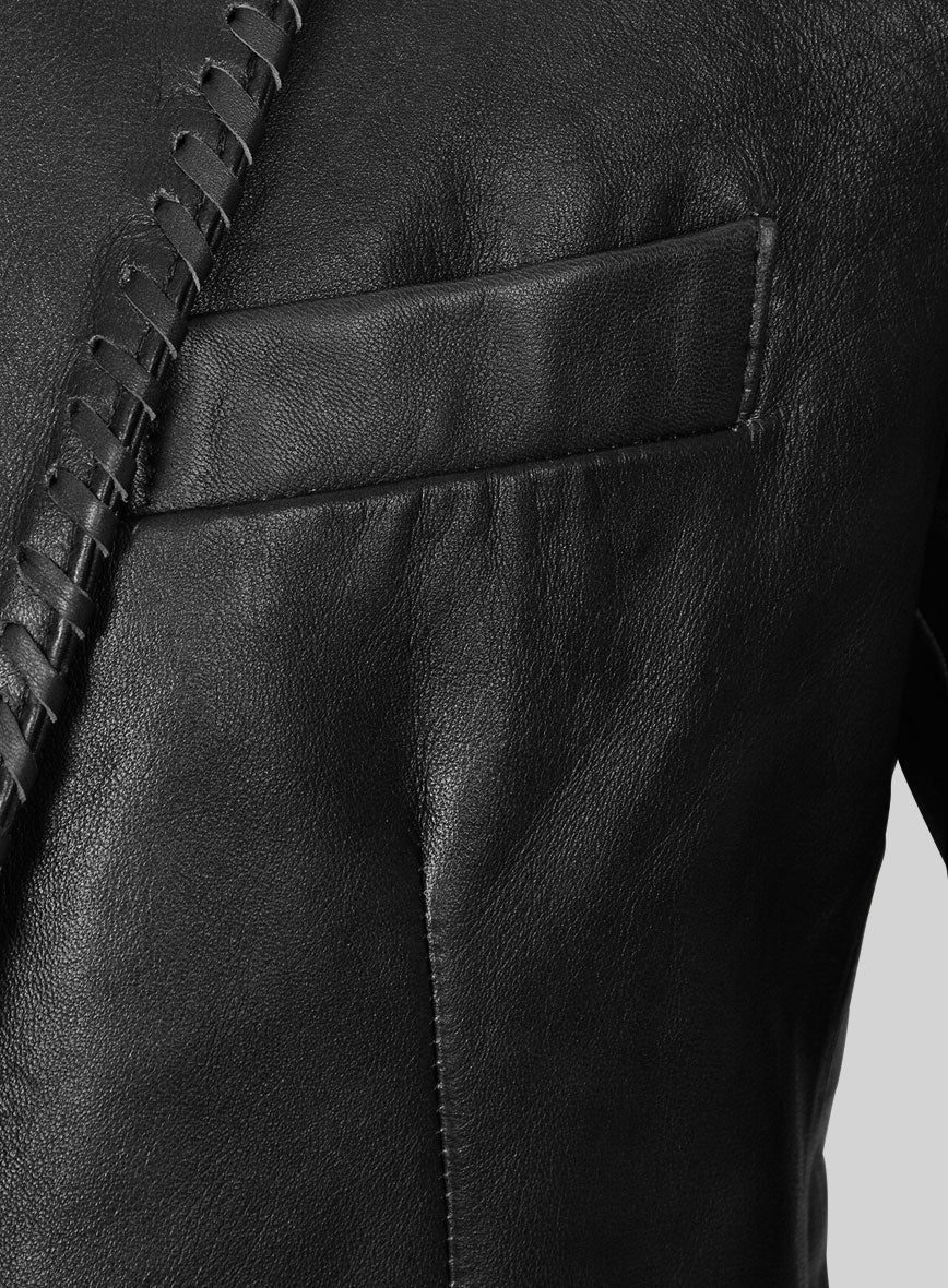 Medieval Leather Blazer - Image 4