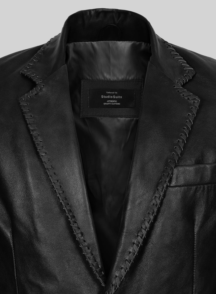 Medieval Leather Blazer - Image 5