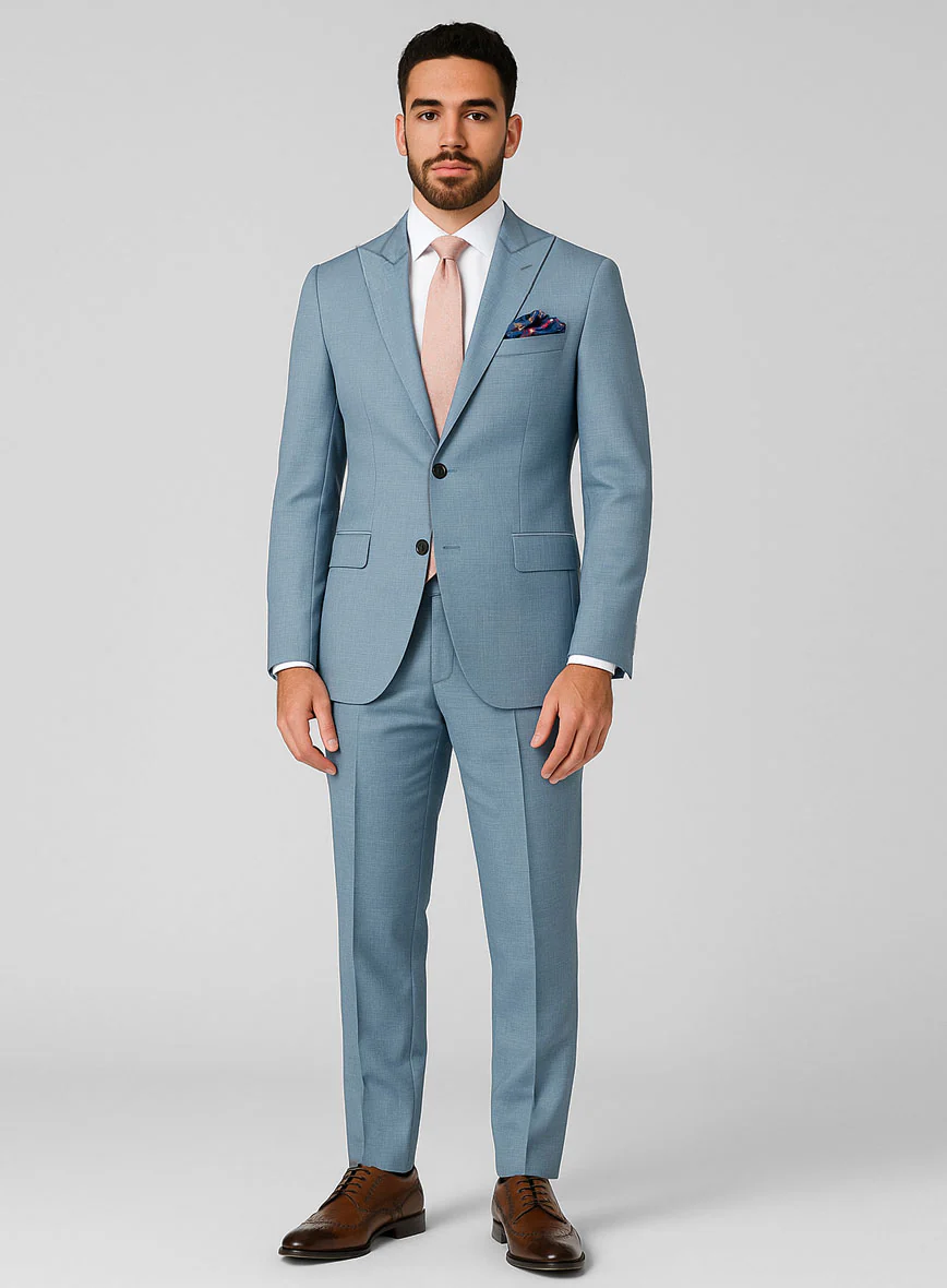 Modern High Peak Lapel Suit