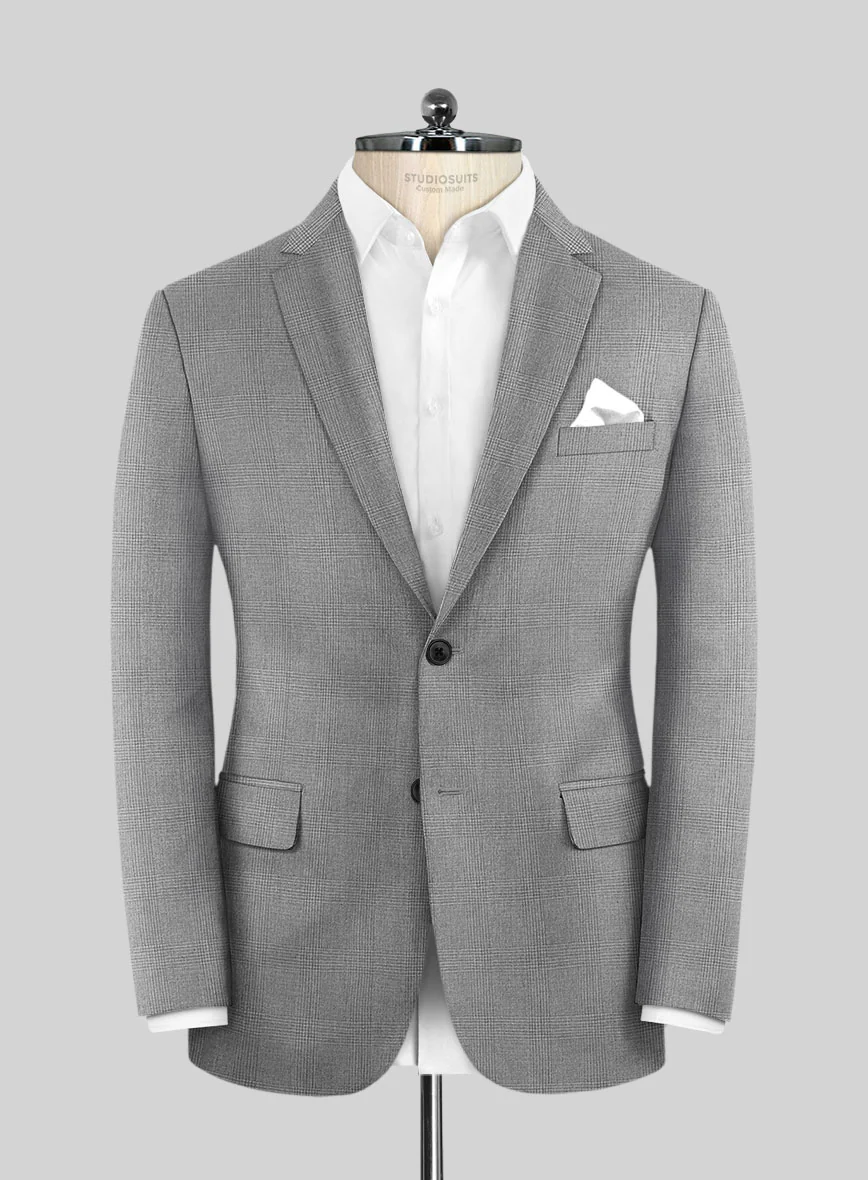 Muted Gray Glen Suit - Image 3
