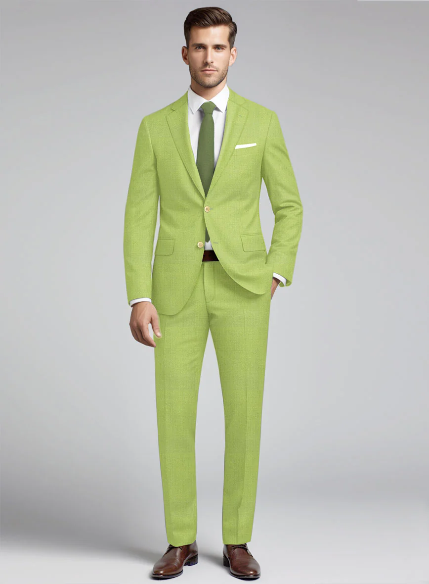 Muted Neon Green Suit - Image 2