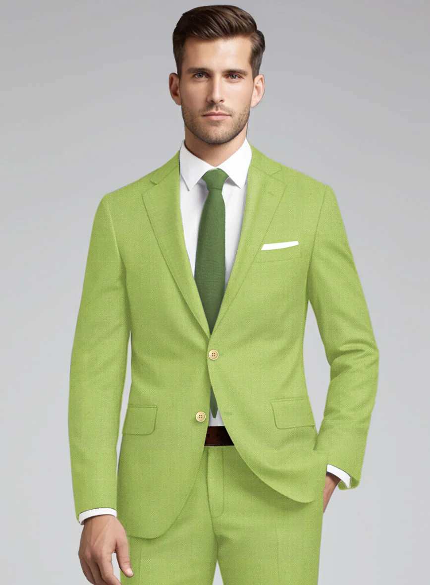 Muted Neon Green Suit - Image 4
