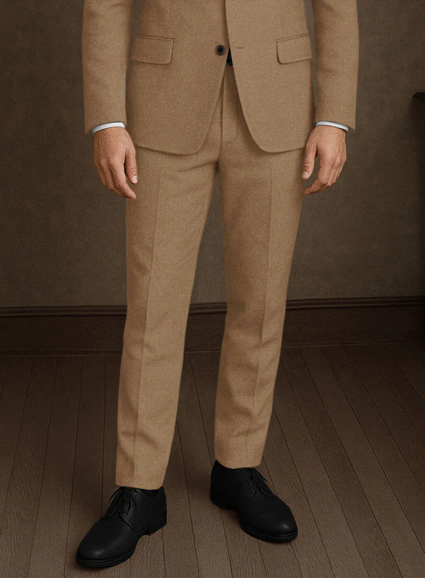 Naples Biscotti Tweed Pants - Image 2