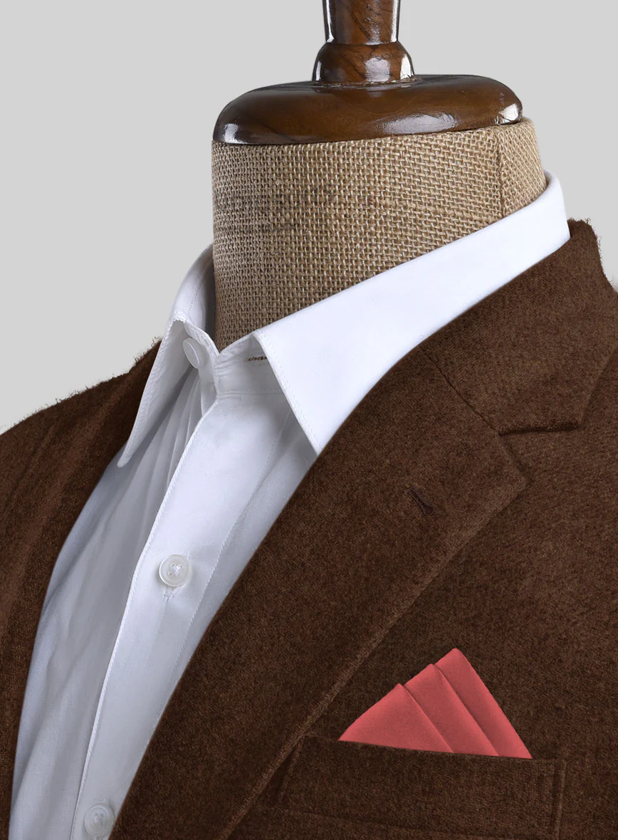 Naples Coffee Brown Tweed Jacket - Image 2