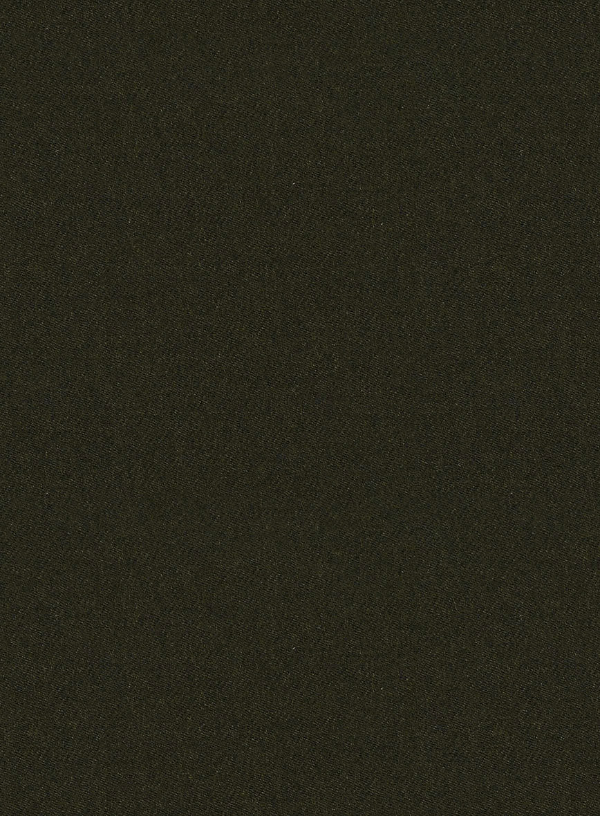 Naples Dark Green Tweed Overcoat - Image 4
