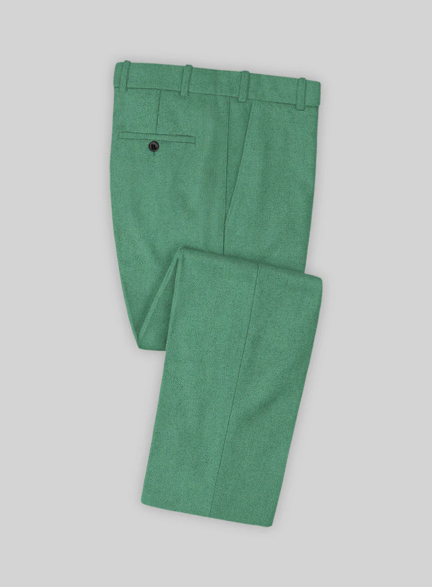 Naples Derby Green Tweed Double Breasted Suit - Image 3