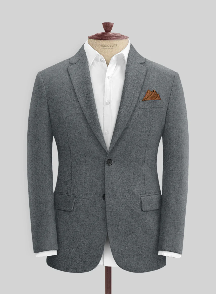 Naples Gray Tweed Suit - Image 5