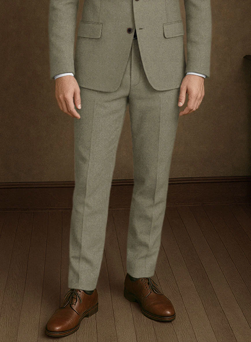 Naples Greige Tweed Suit - Image 5