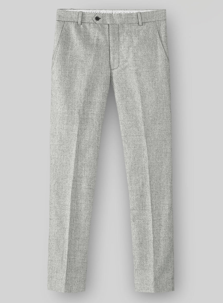 Naples Ice Gray Tweed Pants