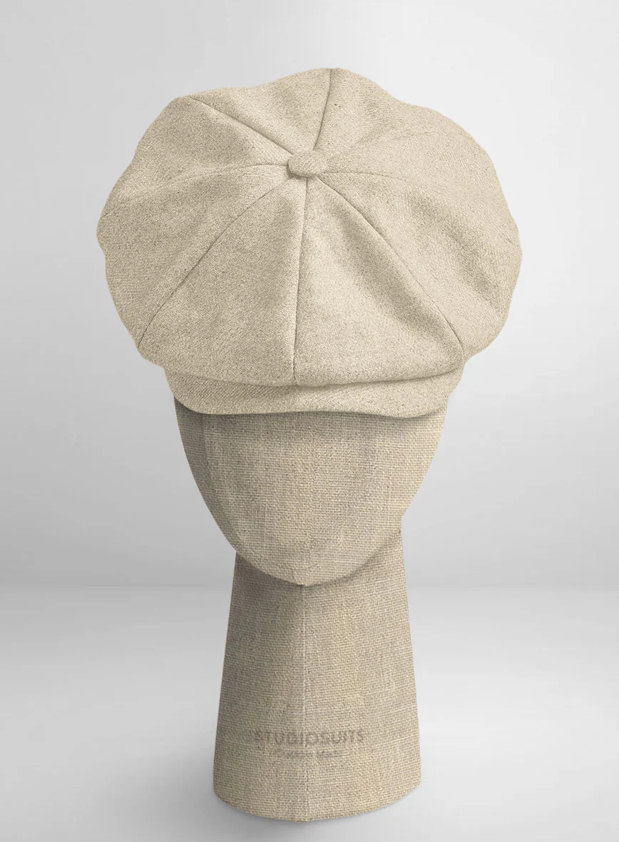 Naples Latte Tweed Newsboy Cap