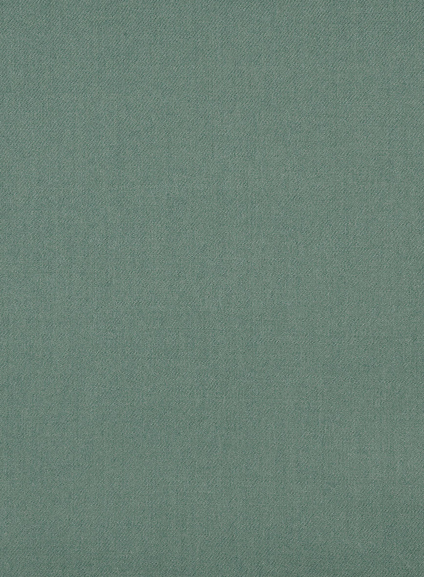 Naples Muted Green Tweed Double Breasted Suit - Image 4