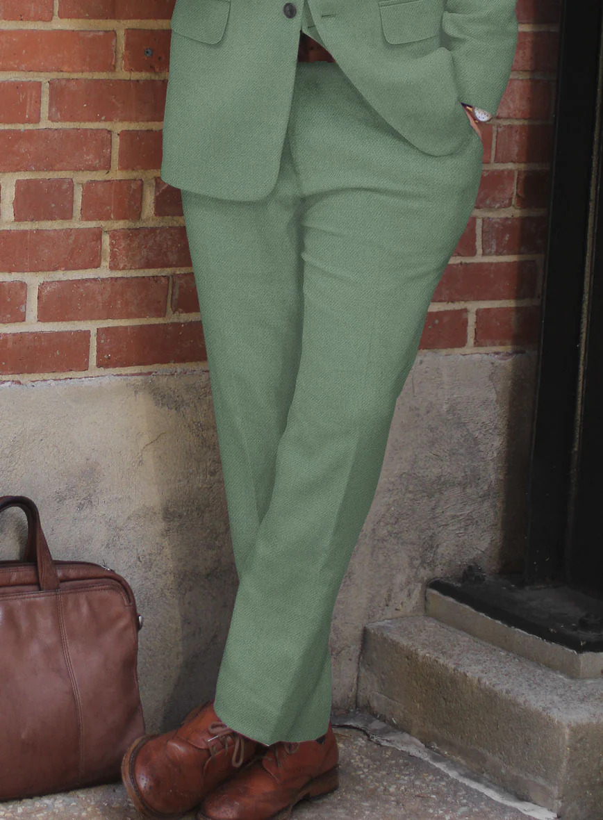 Naples Notte Green Tweed Suit - Image 4
