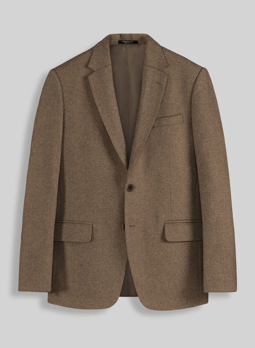 Naples Oak Wood Tweed Jacket