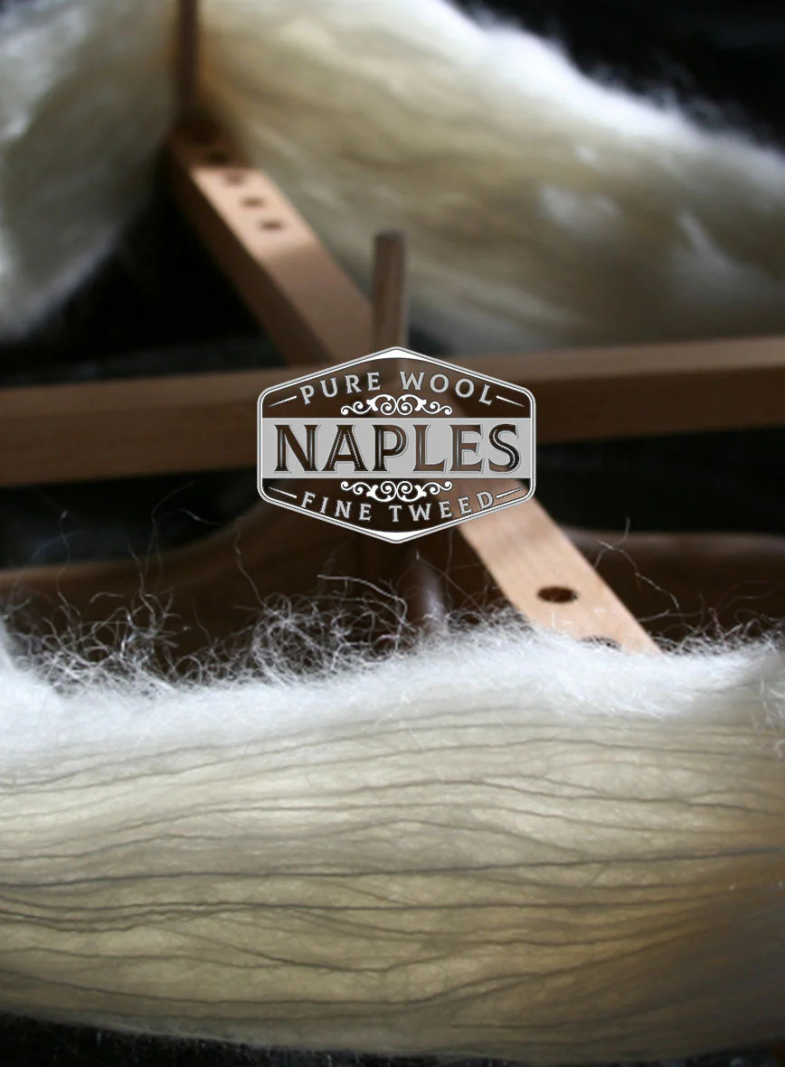Naples Opera Wine Tweed Pants - Image 5