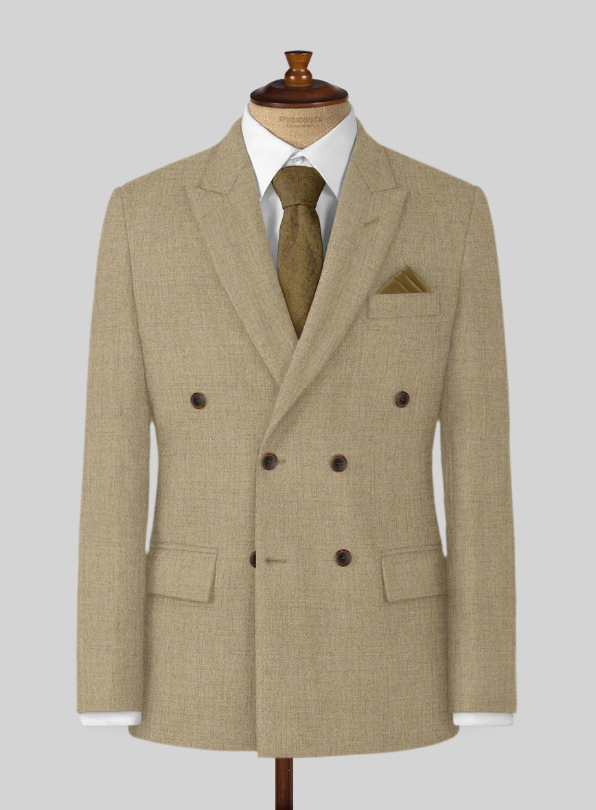 Naples Pine Tweed Double Breasted Suit - Image 2