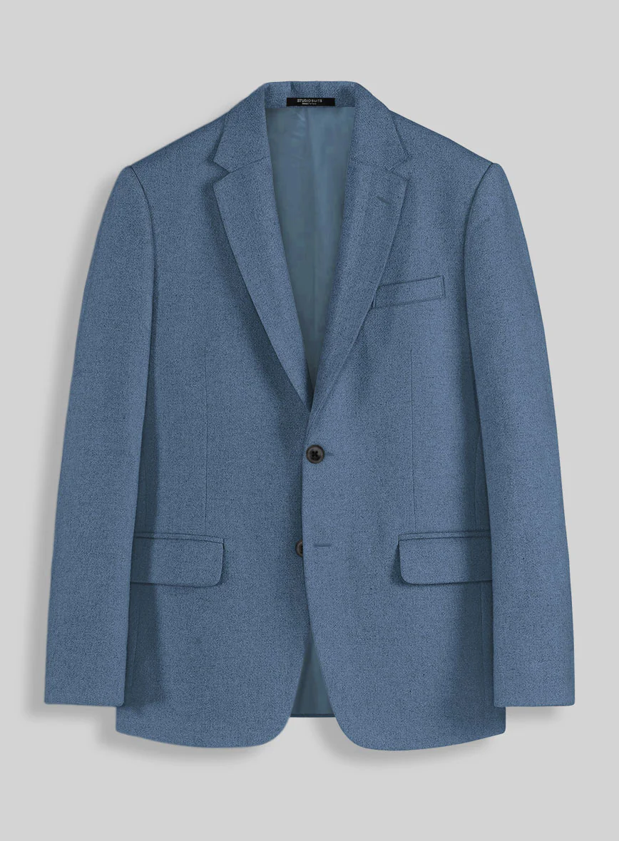 Naples Retro Blue Tweed Jacket
