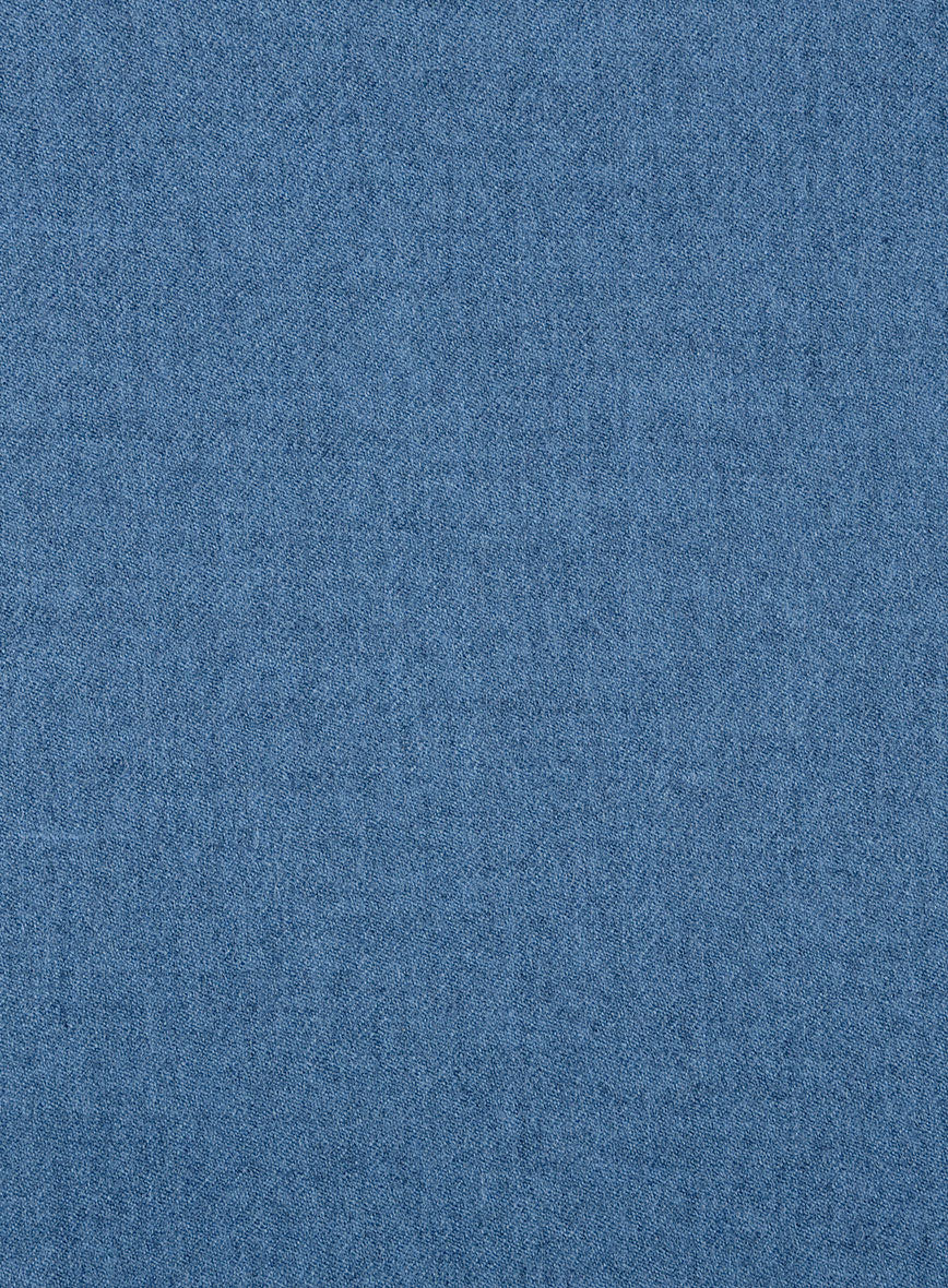Naples Saga Blue Highland Tweed Trousers - Image 2