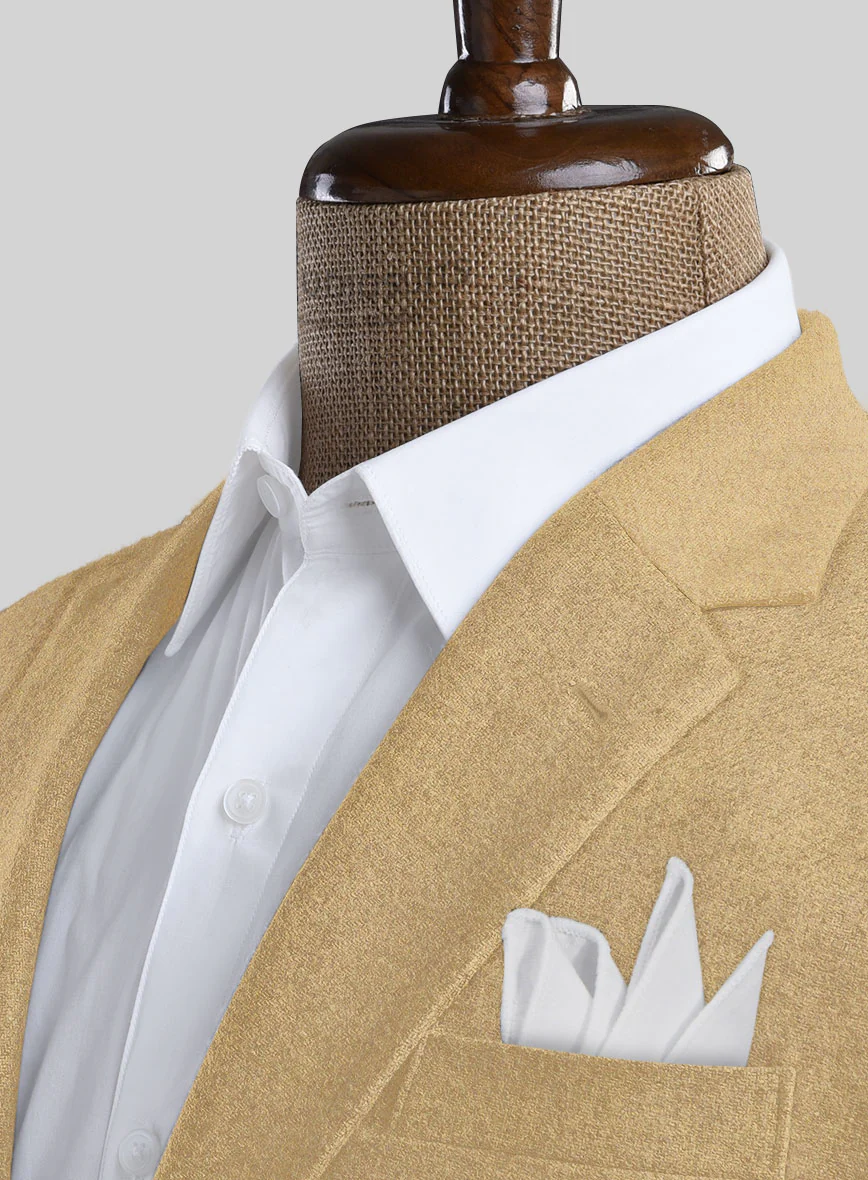 Naples Sahara Beige Tweed Jacket - Image 4