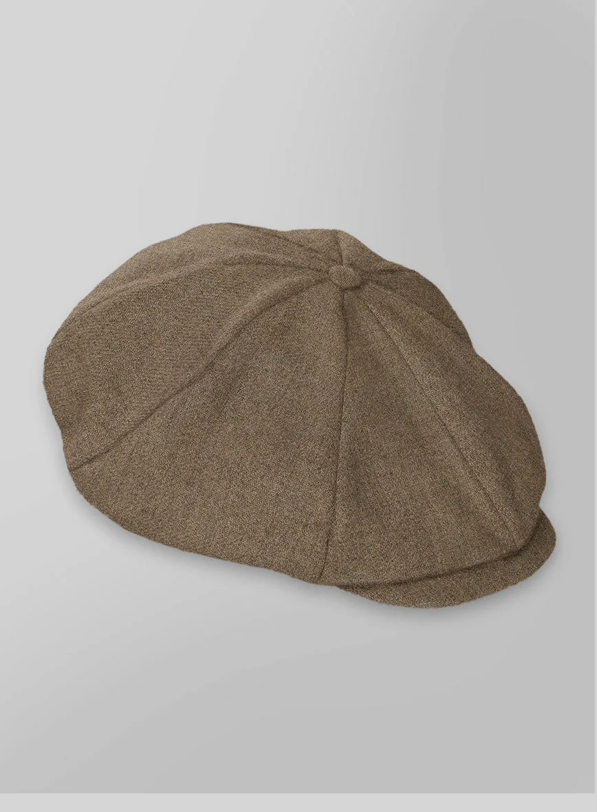 Naples Sahara Tweed Newsboy Cap - Image 3