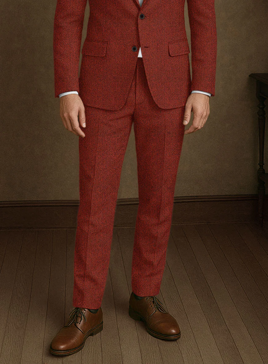 Naples Sundowner Rust Tweed Suit - Image 6