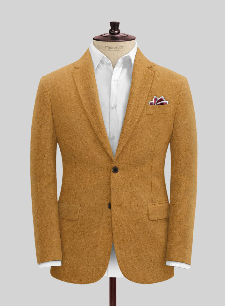 Naples Yellow Tweed Suit - Image 5