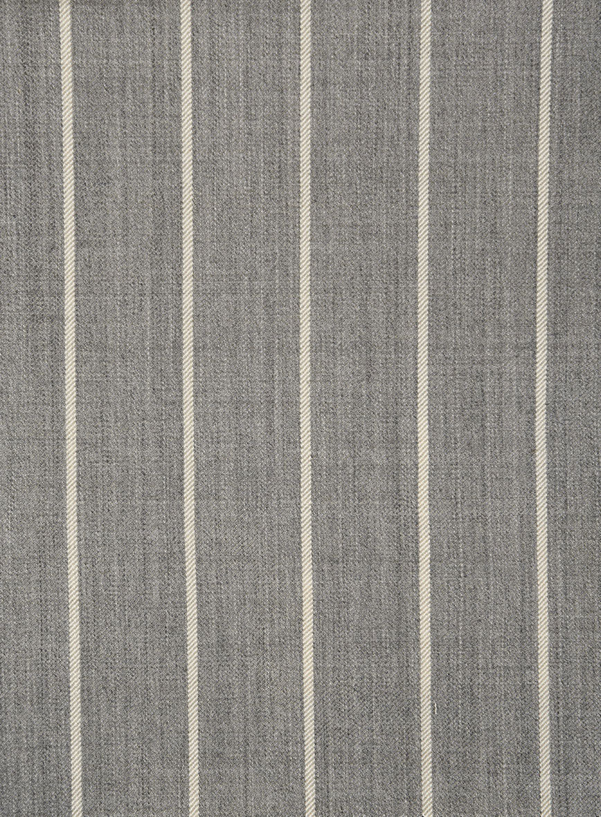 Napolean Alonzo Stripe Gray Wool Jacket - Image 3