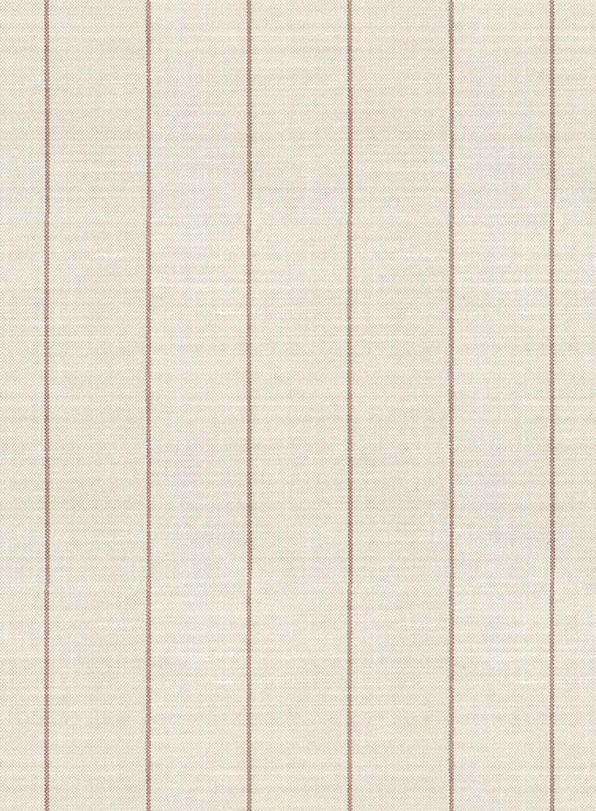 Napolean Artisan Band Beige Wool Suit - Image 6
