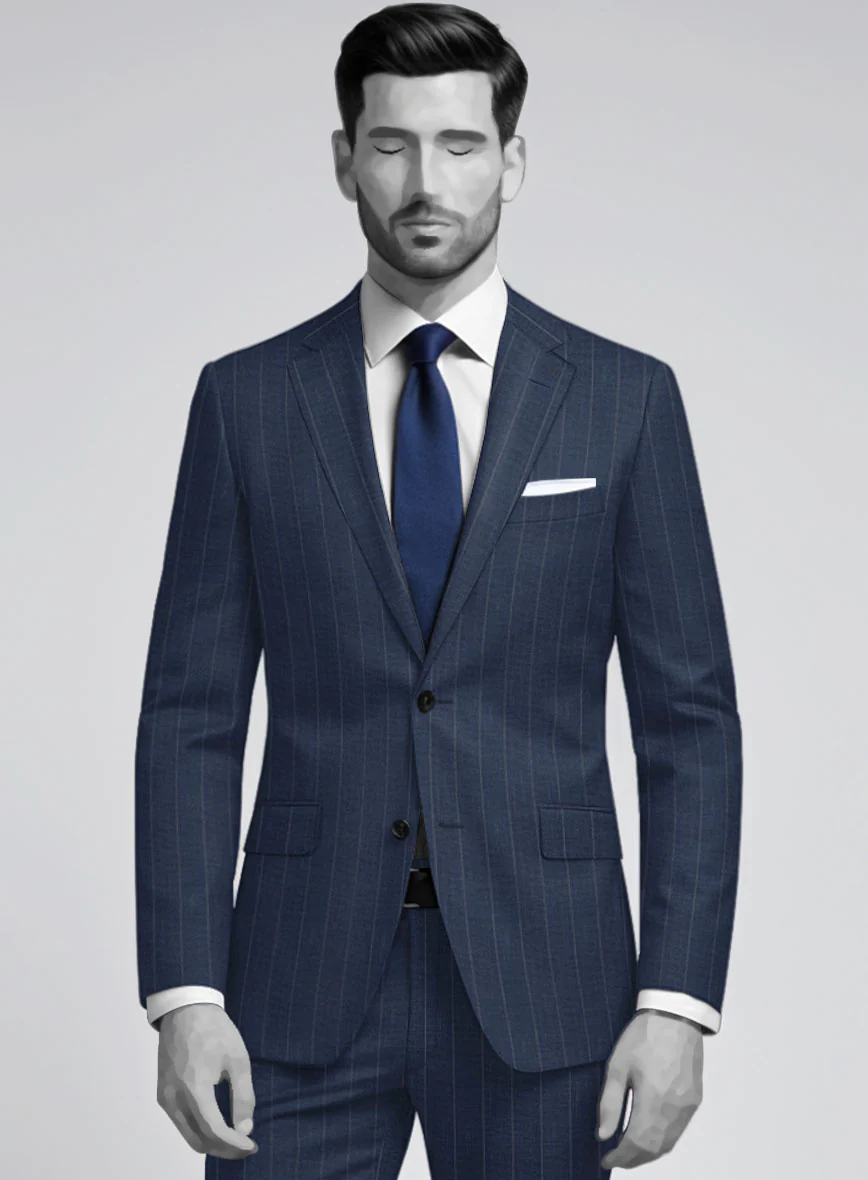 Napolean Artisan Band Blue Wool Jacket - Image 2