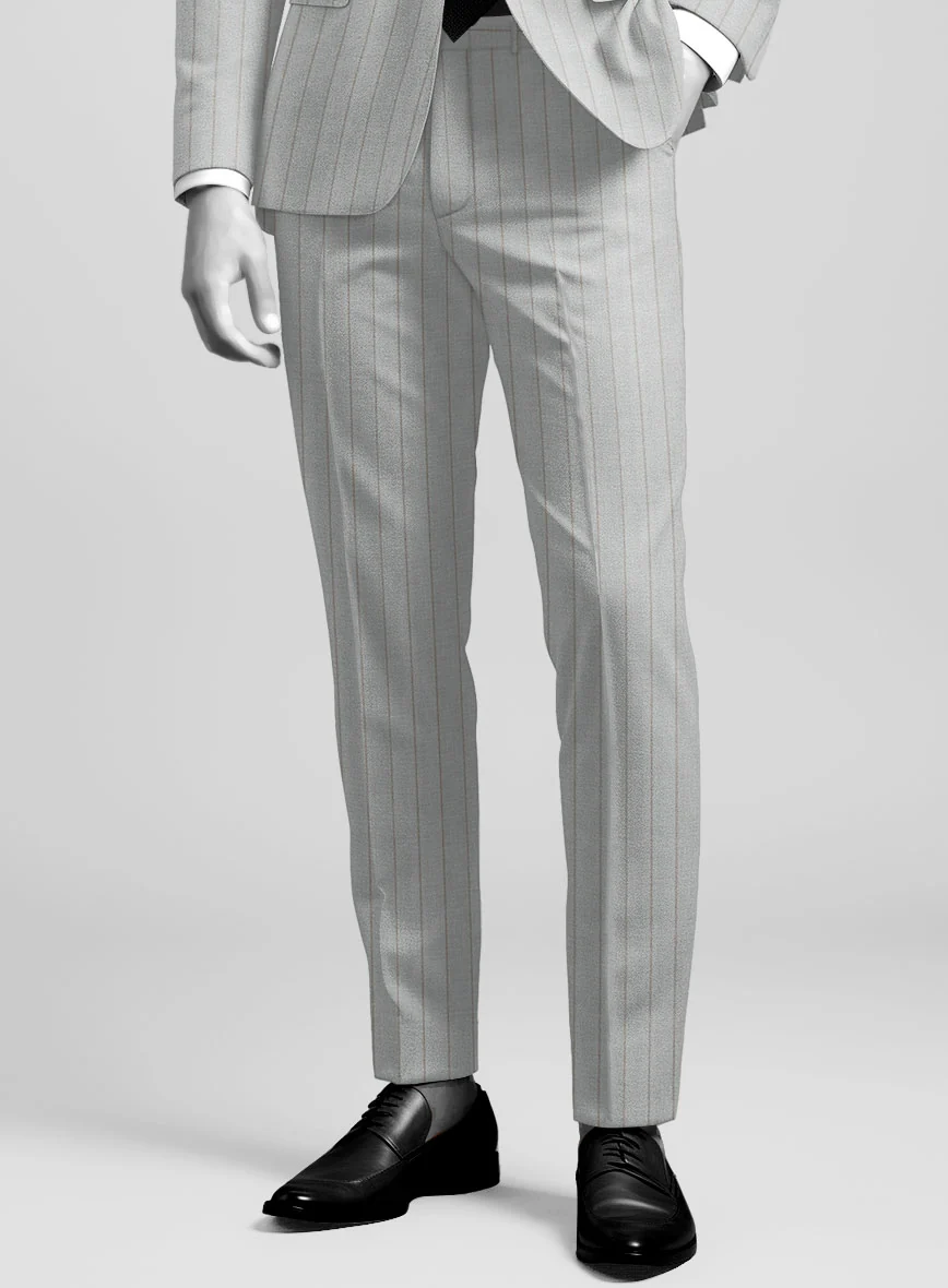 Napolean Artisan Band Gray Wool Pants