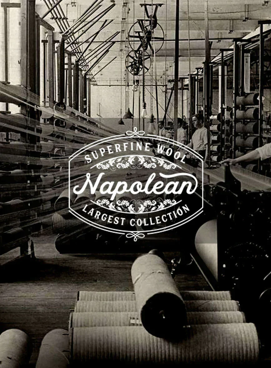 Napolean Artistic Black Check Wool Jacket - Image 3