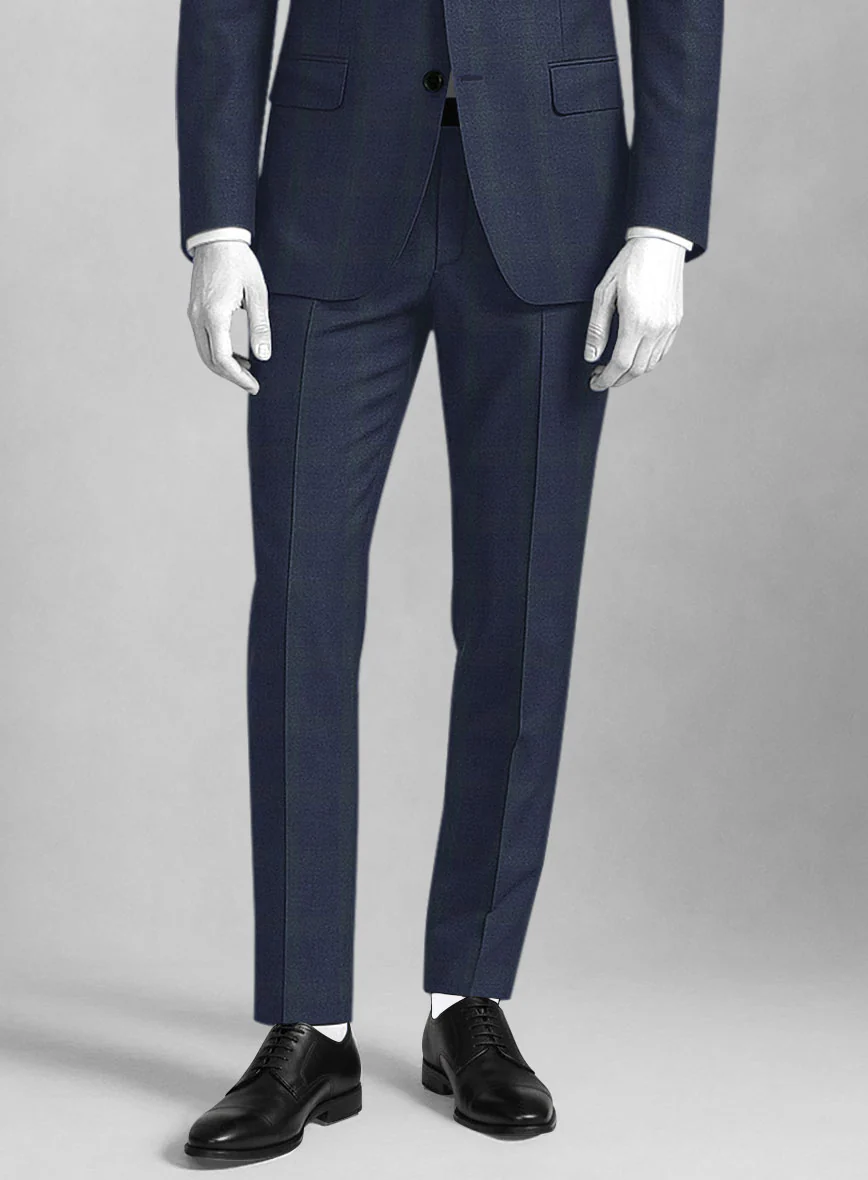 Napolean Artistic Blue Check Pants