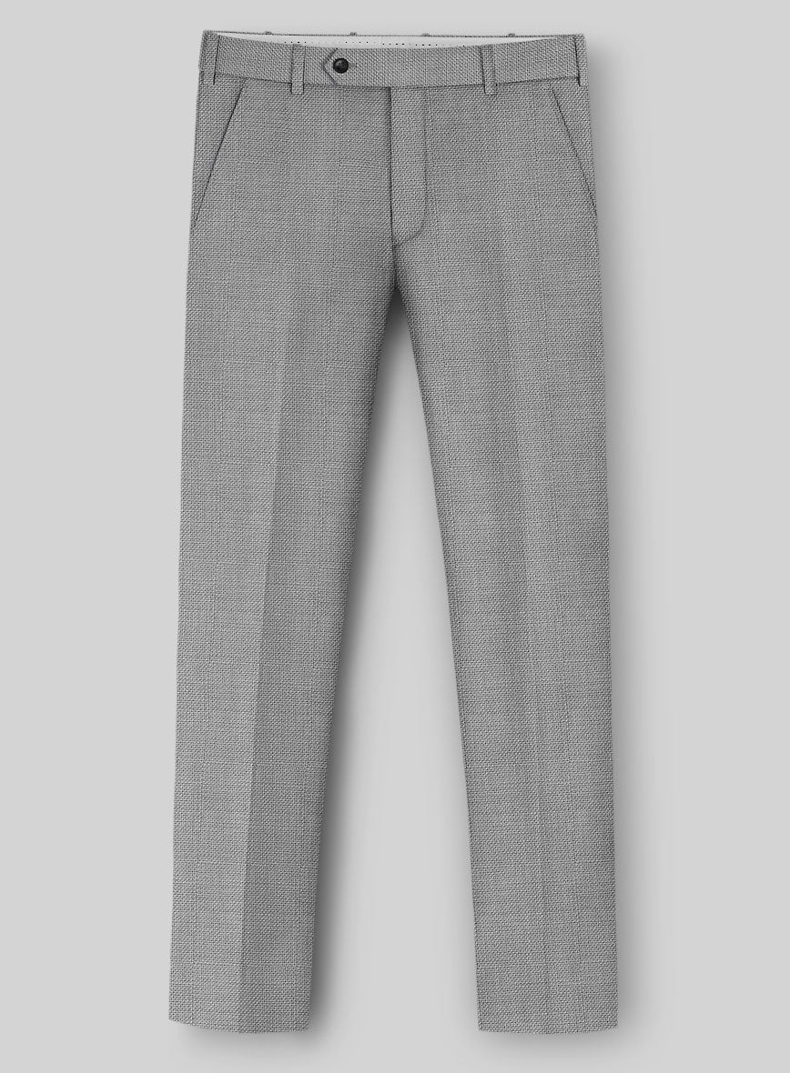 Napolean Arvett Basket Weave Gray Wool Pants - Image 2