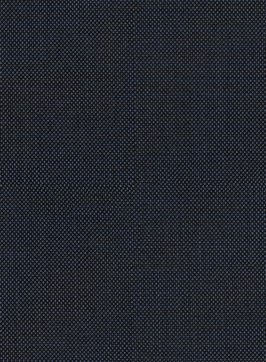 Napolean Blue Birdseye Wool Pants - Image 3