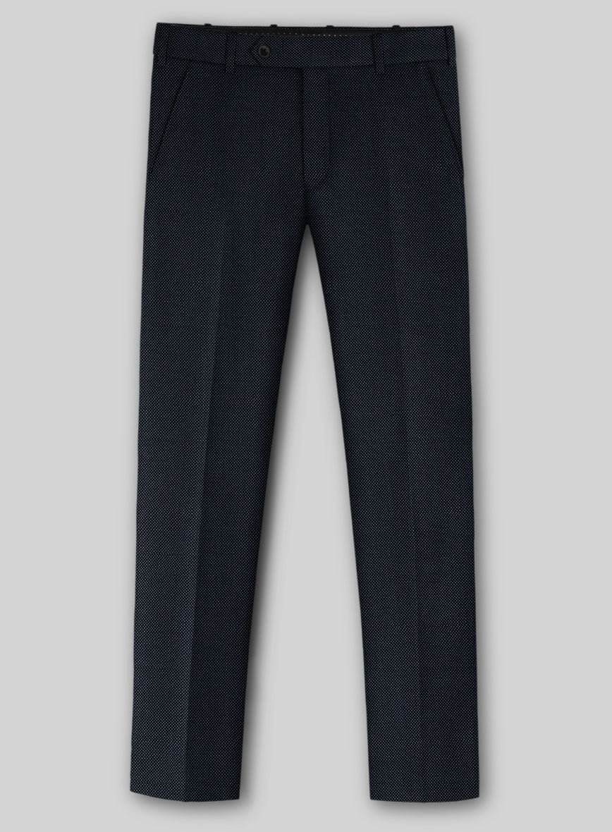 Napolean Blue Birdseye Wool Suit - Image 4