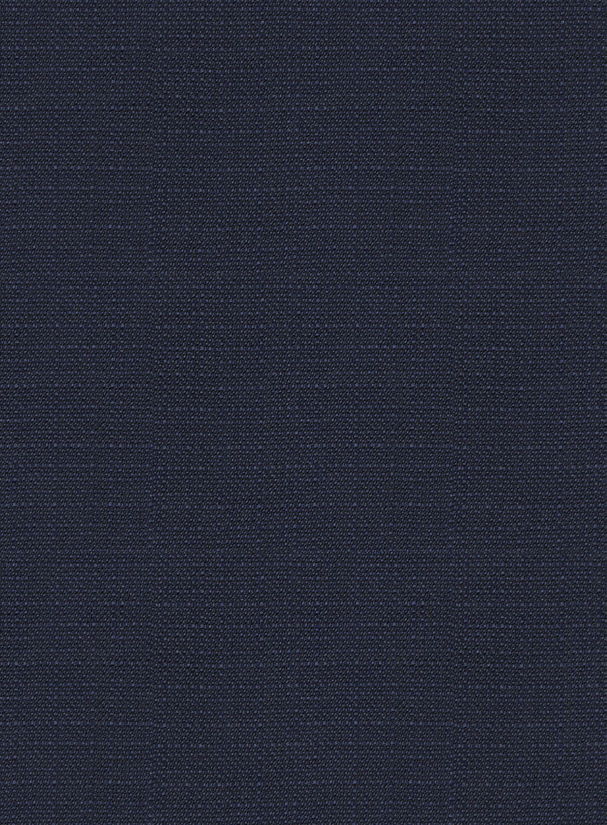Napolean Bob Weave Blue Wool Suit - Image 6