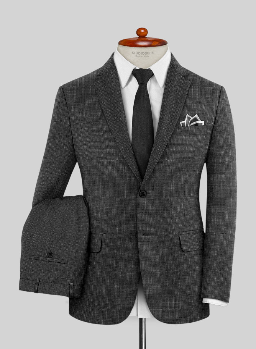 Napolean Bob Weave Gray Wool Suit - Image 2