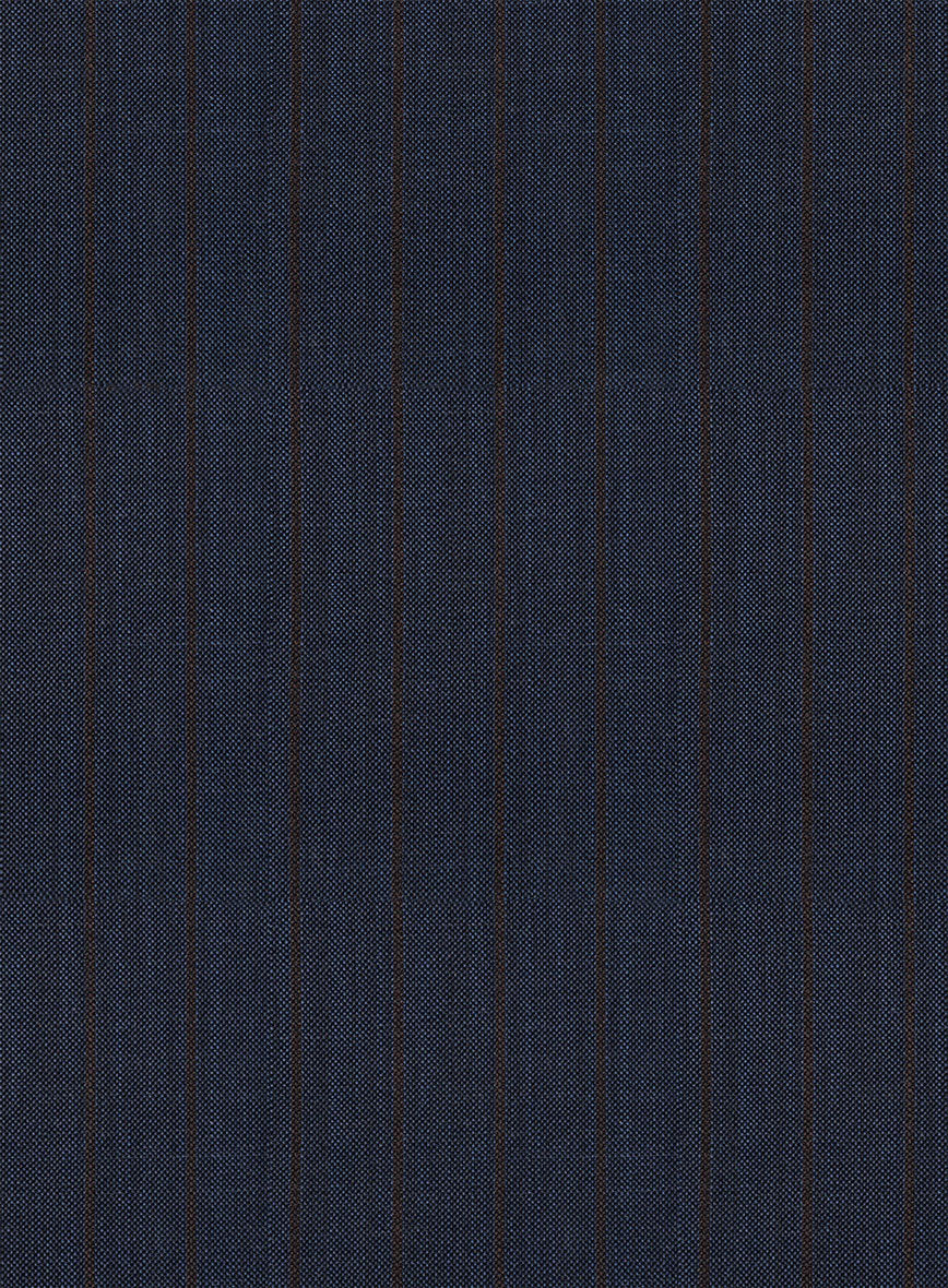 Napolean Calipso Stripe Dark Blue Wool Jacket - Image 3