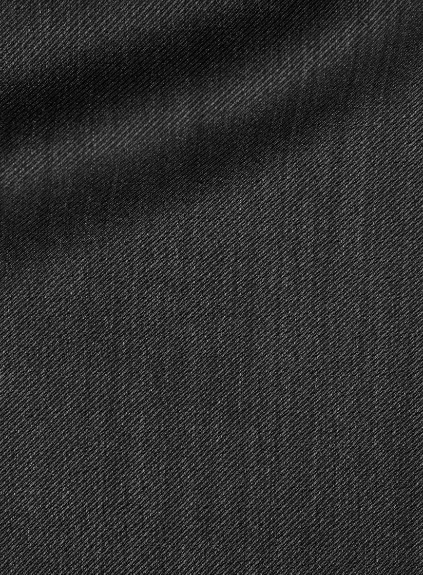 Napolean Cavalry Twill Charcoal Wool Jacket - Image 3