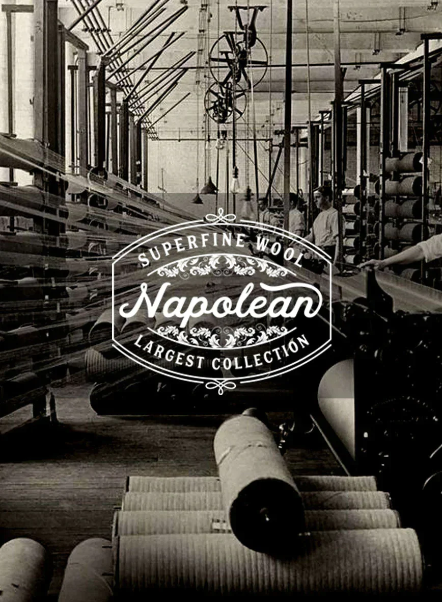 Napolean Cosmic Blue Wool Pants - Image 4