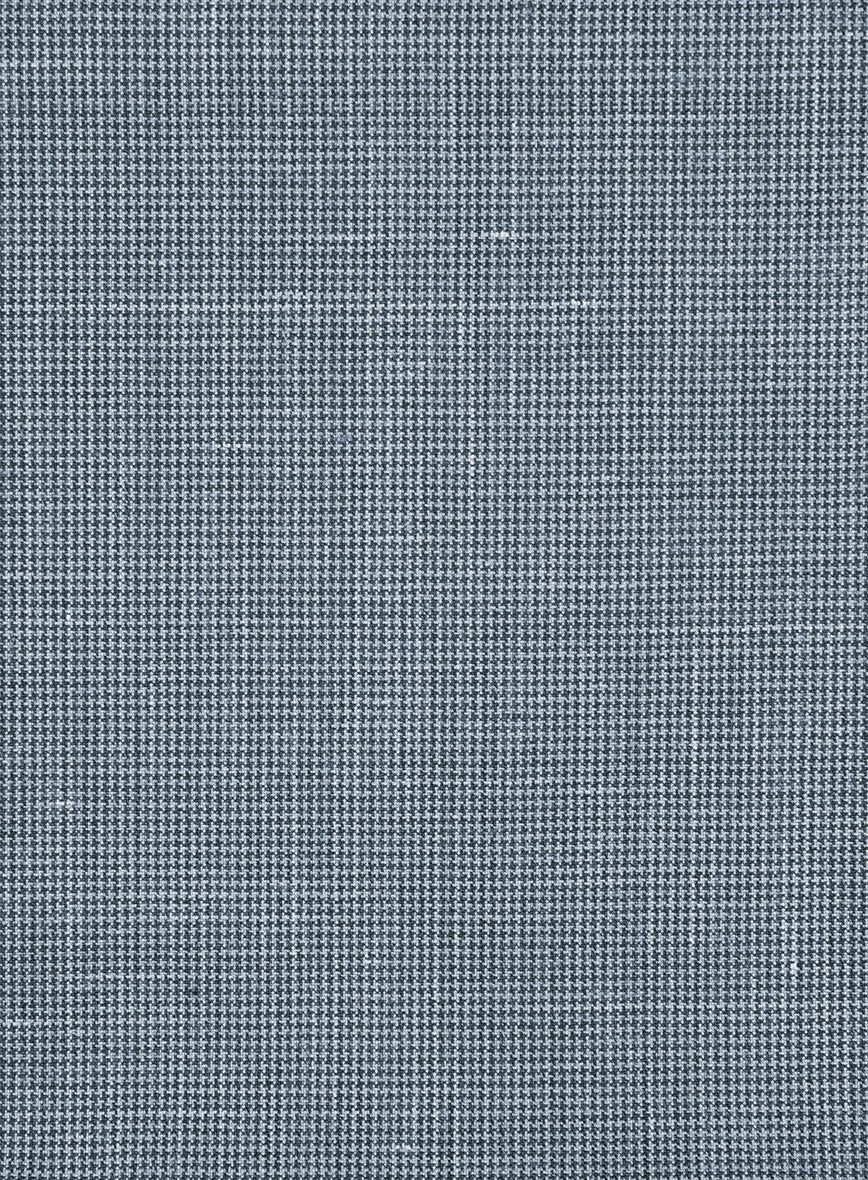 Napolean Costa Mini Houndstooth Blue Wool Suit - Image 6
