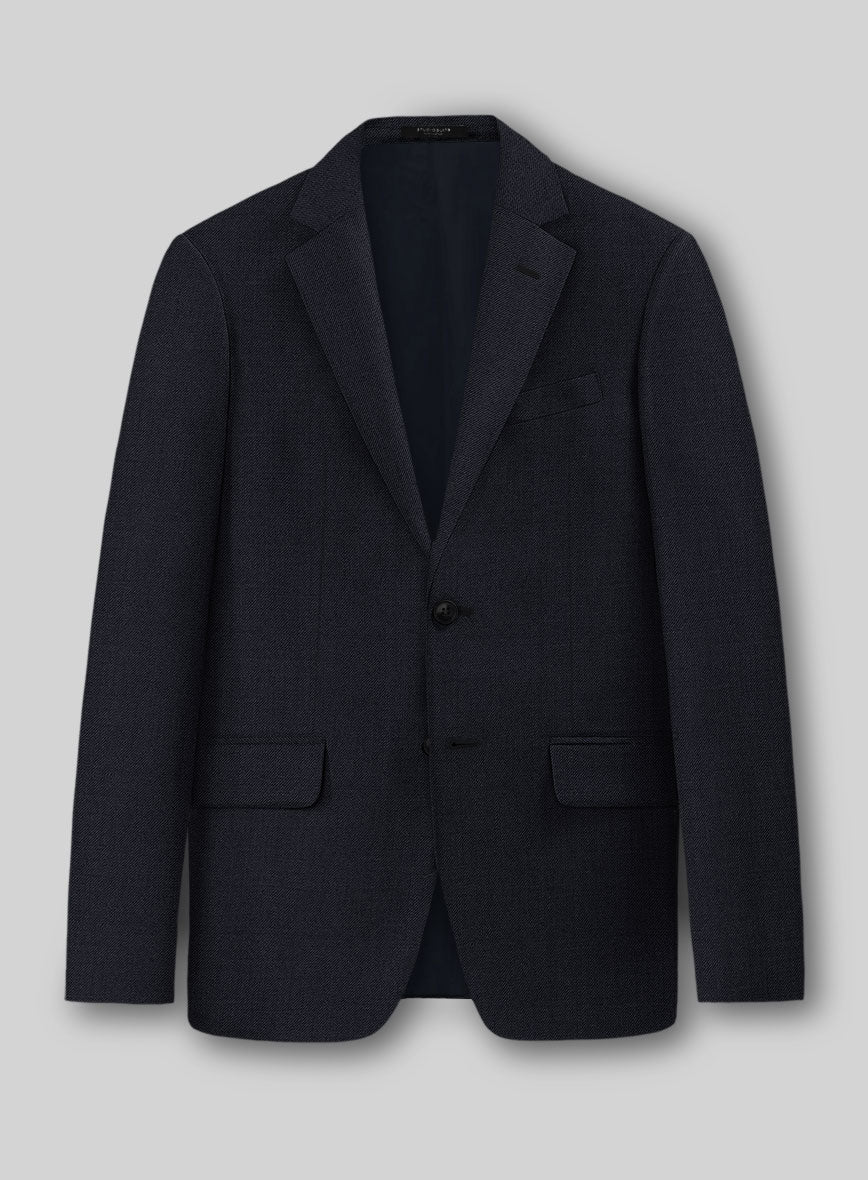 Napolean Dark Blue Wool Jacket