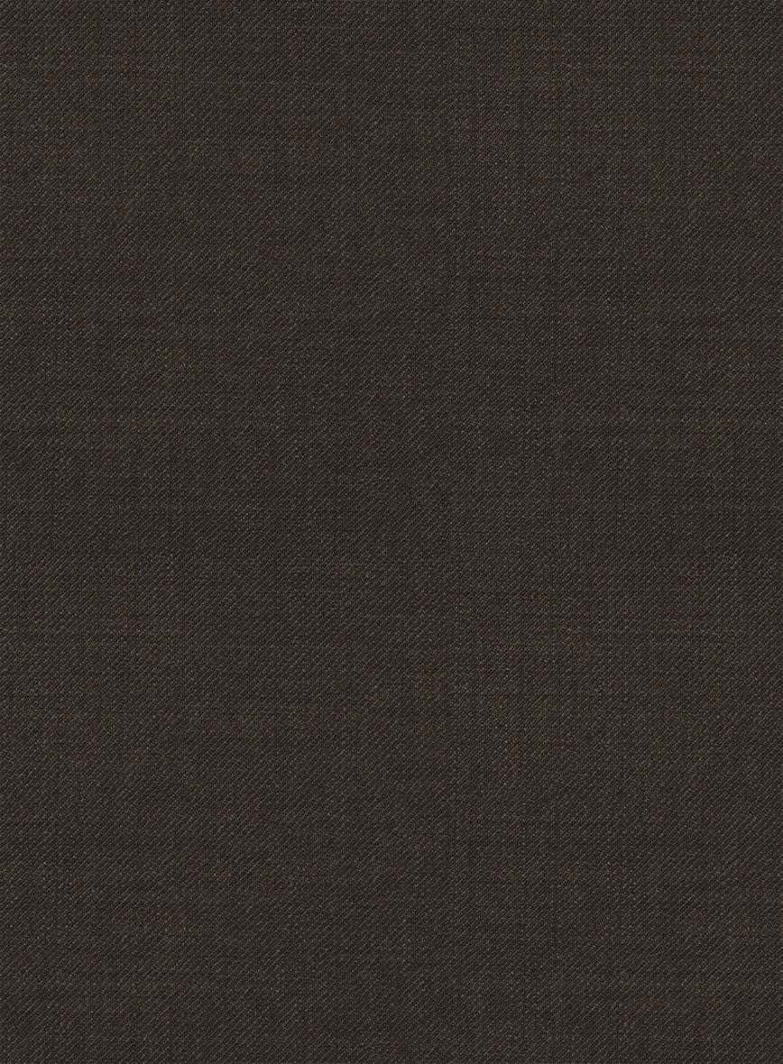 Napolean Dark Brown Wool Double Breasted Jacket - Image 2
