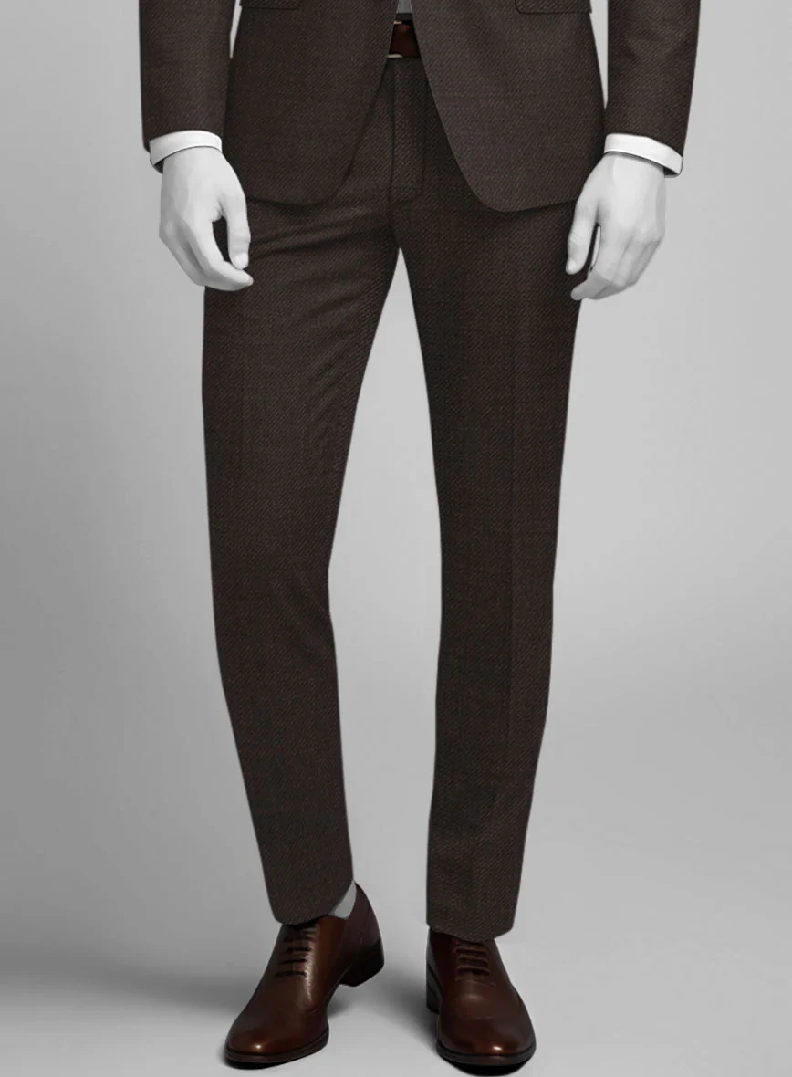 Napolean Dark Brown Wool Suit - Image 6